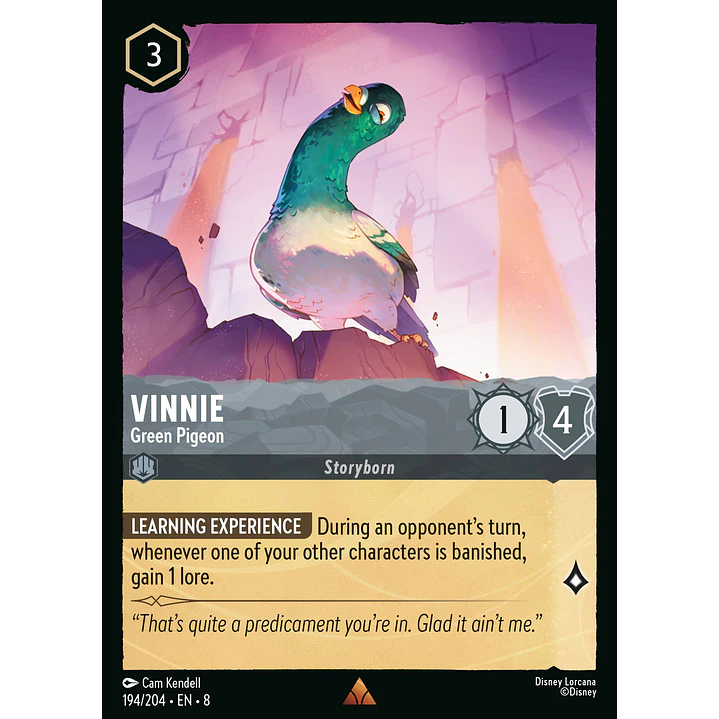 194/204 Vinnie - Green Pigeon 1