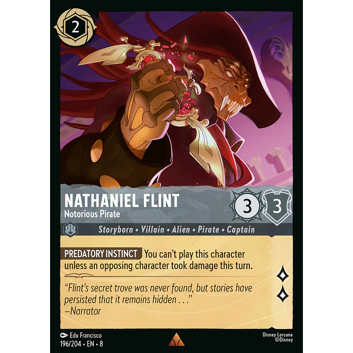 196/204 Nathaniel Flint - Notorious Pirate 1