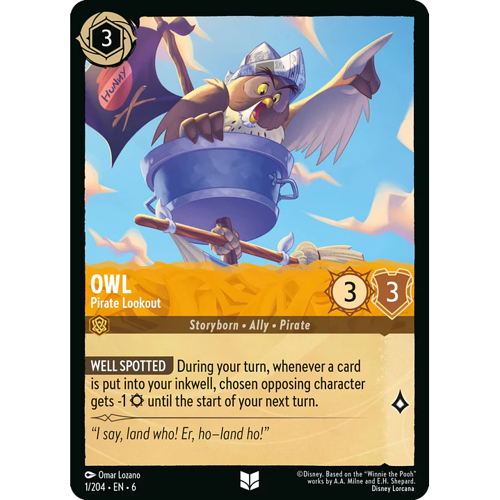 001/204 Owl - Pirate Lookout 1