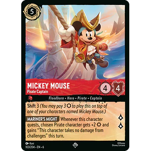 103/204 Mickey Mouse - Pirate Captain