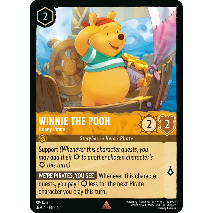 003/204 Winnie the Pooh - Hunny Pirate 1