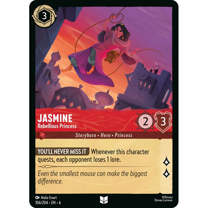 106/204 Jasmine - Rebellious Princess 1