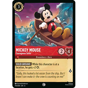 115/204 Mickey Mouse - Courageous Sailor