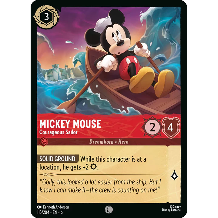 115/204 Mickey Mouse - Courageous Sailor 1