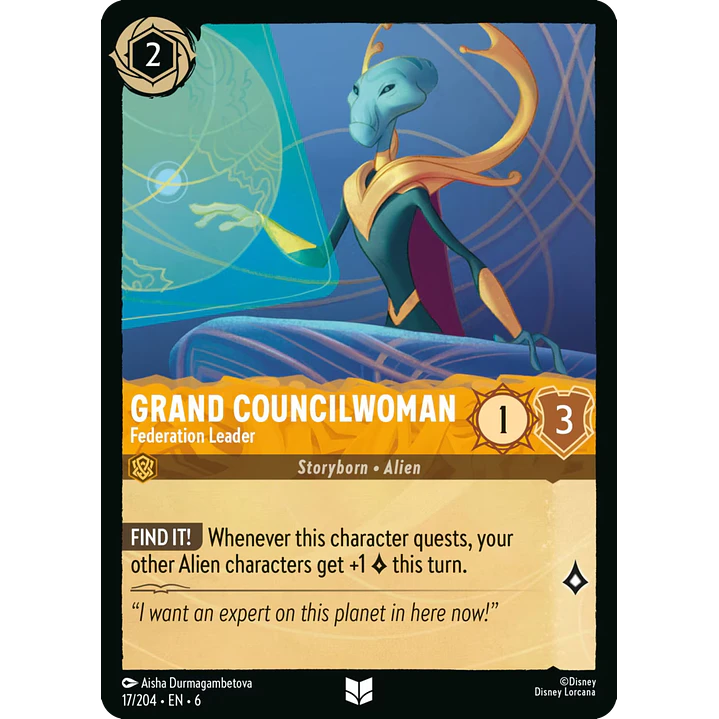 017/204 Grand Councilwoman - Federation Leader 1