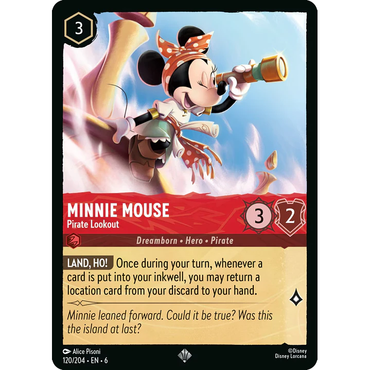 120/204 Minnie Mouse - Pirate Lookout 1