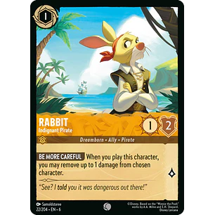022/204 Rabbit - Indignant Pirate