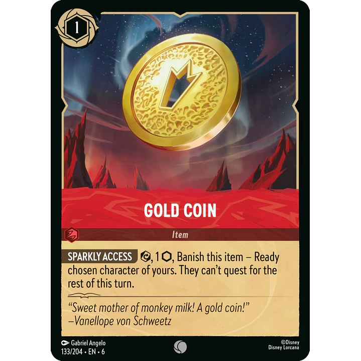 133/204 Gold Coin 1