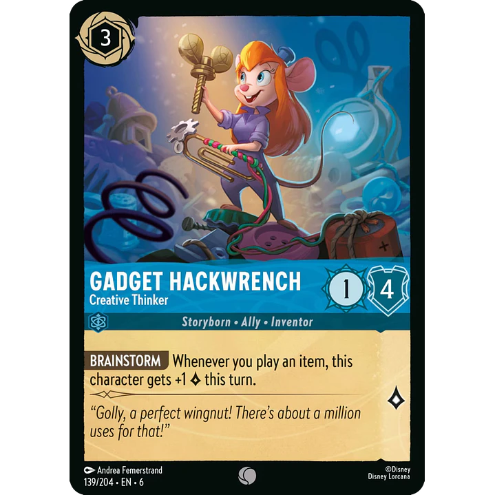 139/204 Gadget Hackwrench - Creative Thinker 1