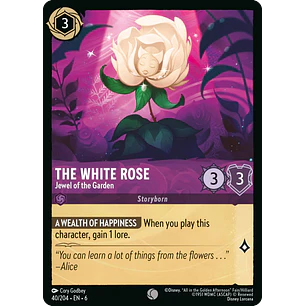 040/204 The White Rose - Jewel of the Garden