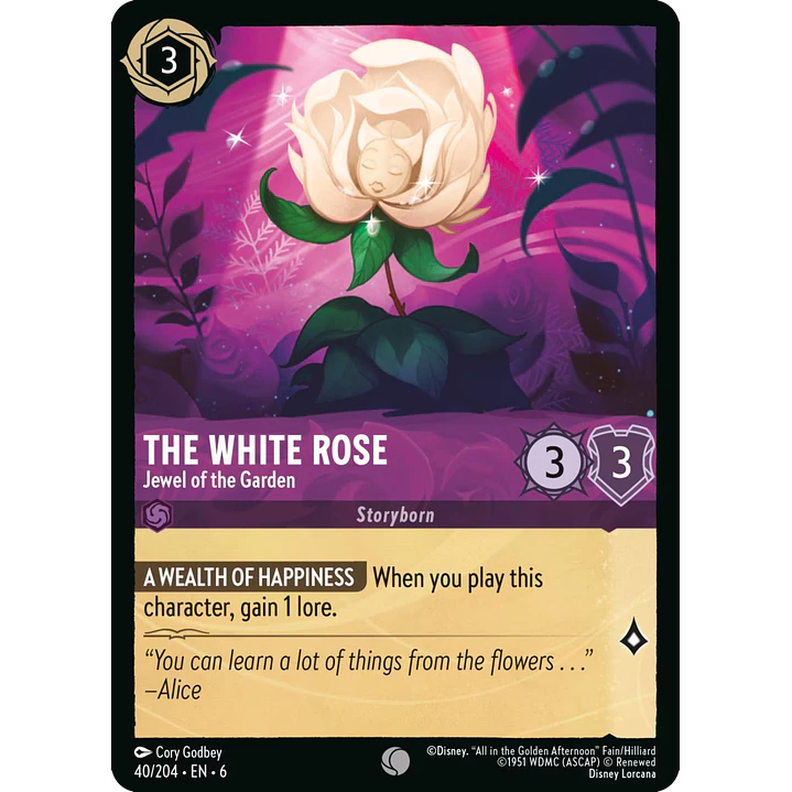 040/204 The White Rose - Jewel of the Garden 1