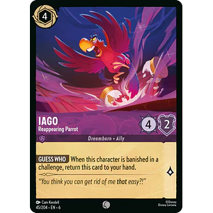 045/204 Iago - Reappearing Parrot