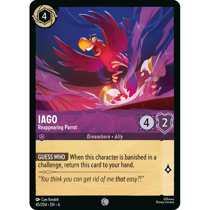 045/204 Iago - Reappearing Parrot 1