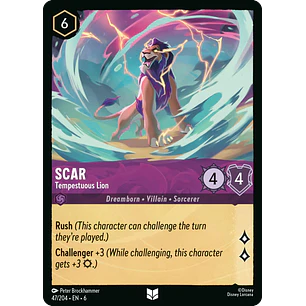 047/204 Scar - Tempestuous Lion