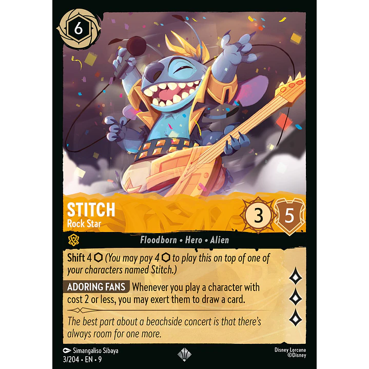 003/204 Stitch - Rock Star 1