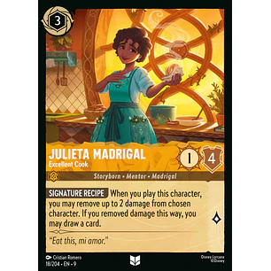 018/204 Julieta Madrigal - Excellent Cook