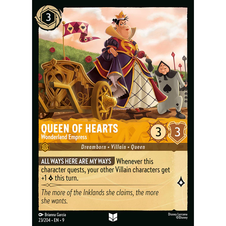 023/204 Queen of Hearts - Wonderland Empress 1