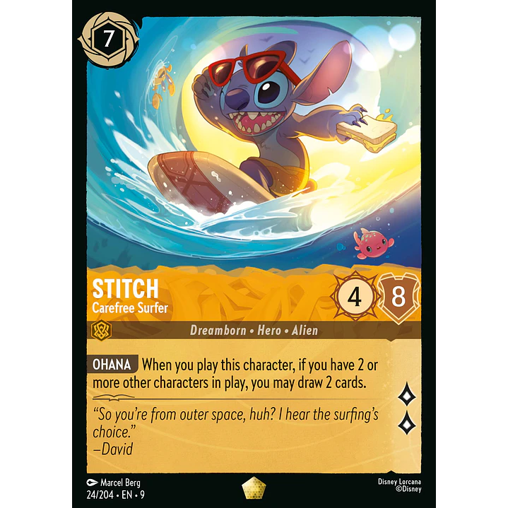 024/204 Stitch - Carefree Surfer 1
