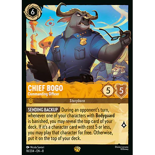 018/204 Chief Bogo - Commanding Officer