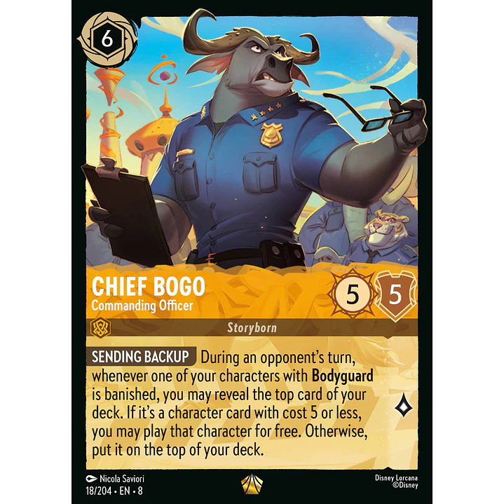018/204 Chief Bogo - Commanding Officer 1