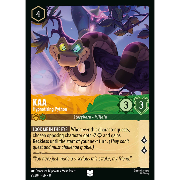 021/204 Kaa - Hypnotizing Python 1