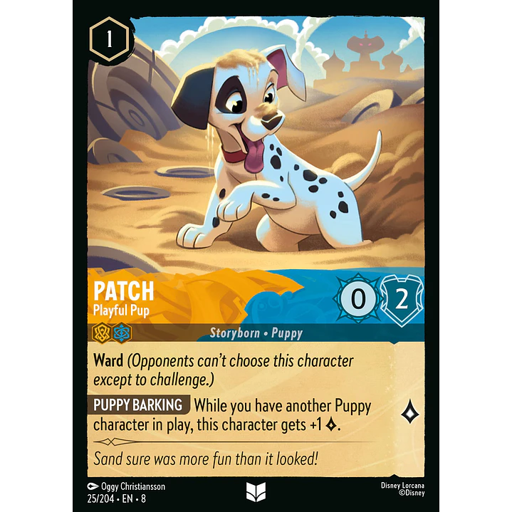 025/204 Patch - Playful Pup 1