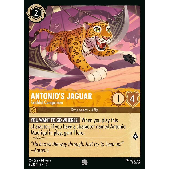 031/204 Antonio's Jaguar - Faithful Companion 1