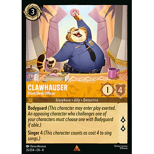 035/204 Clawhauser - Front Desk Officer