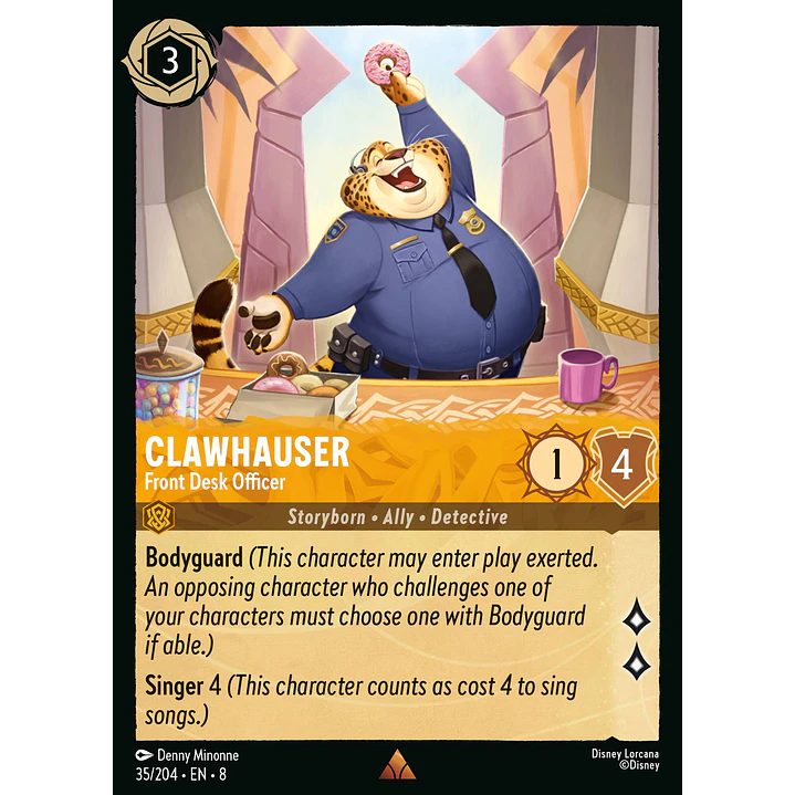 035/204 Clawhauser - Front Desk Officer 1