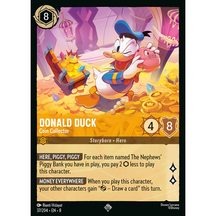 037/204 Donald Duck - Coin Collector 1