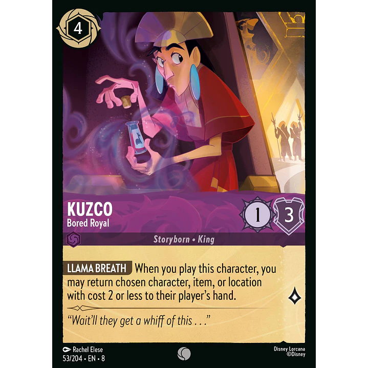 053/204 Kuzco - Bored Royal 1
