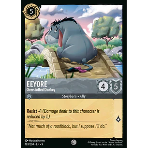183/204 Eeyore - Overstuffed Donkey