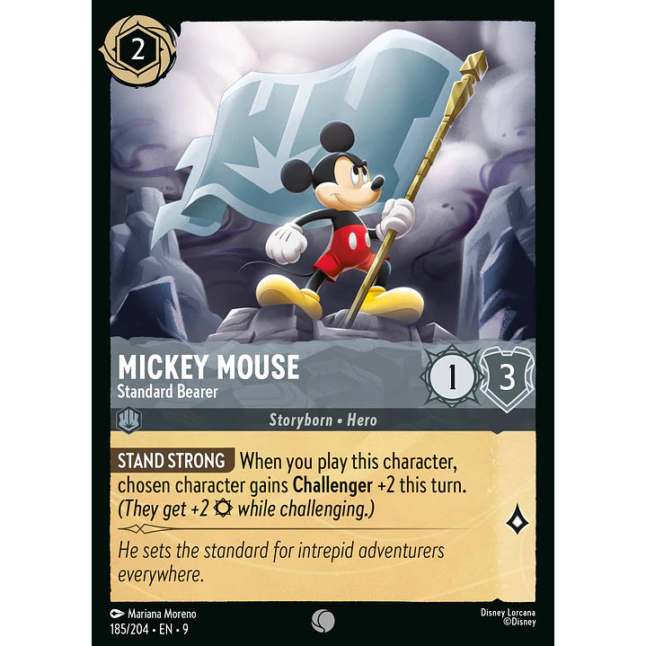 185/204 Mickey Mouse - Standard Bearer 1