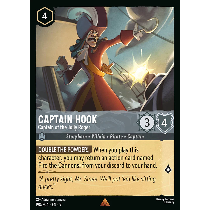 190/204 Captain Hook - Captain of the Jolly Roger 1