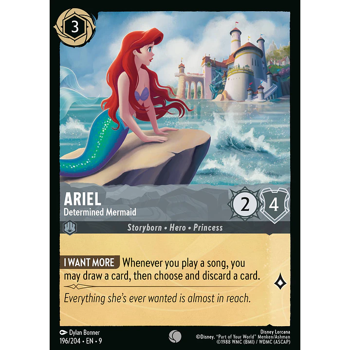 196/204 Ariel - Determined Mermaid 1