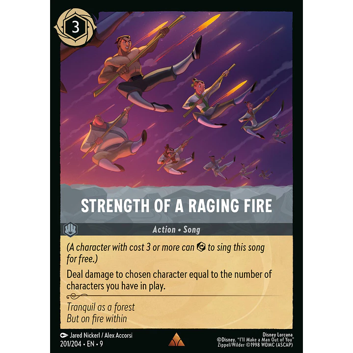 201/204 Strength of a Raging Fire 1