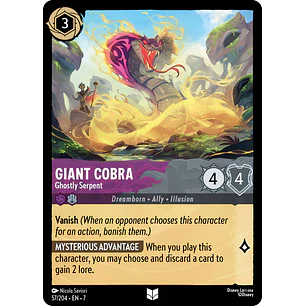 057/204 Giant Cobra - Ghostly Serpent