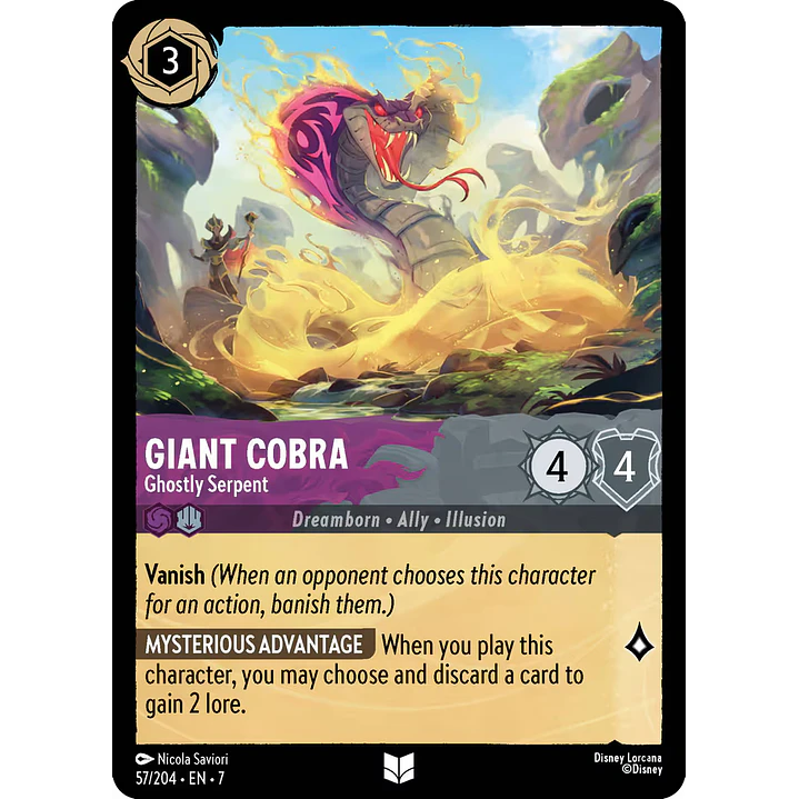 057/204 Giant Cobra - Ghostly Serpent 1