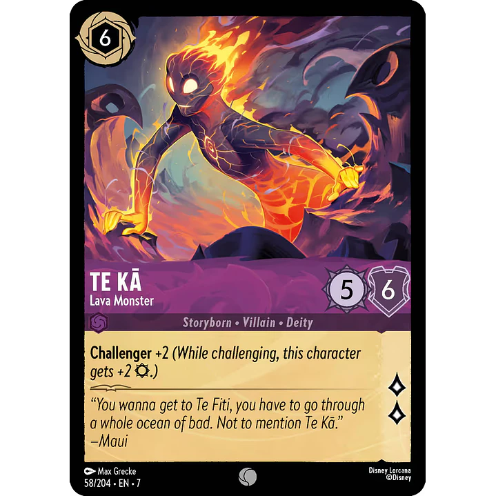058/204 Te Kā - Lava Monster 1