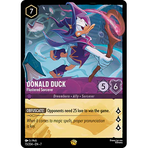 073/204 Donald Duck - Flustered Sorcerer