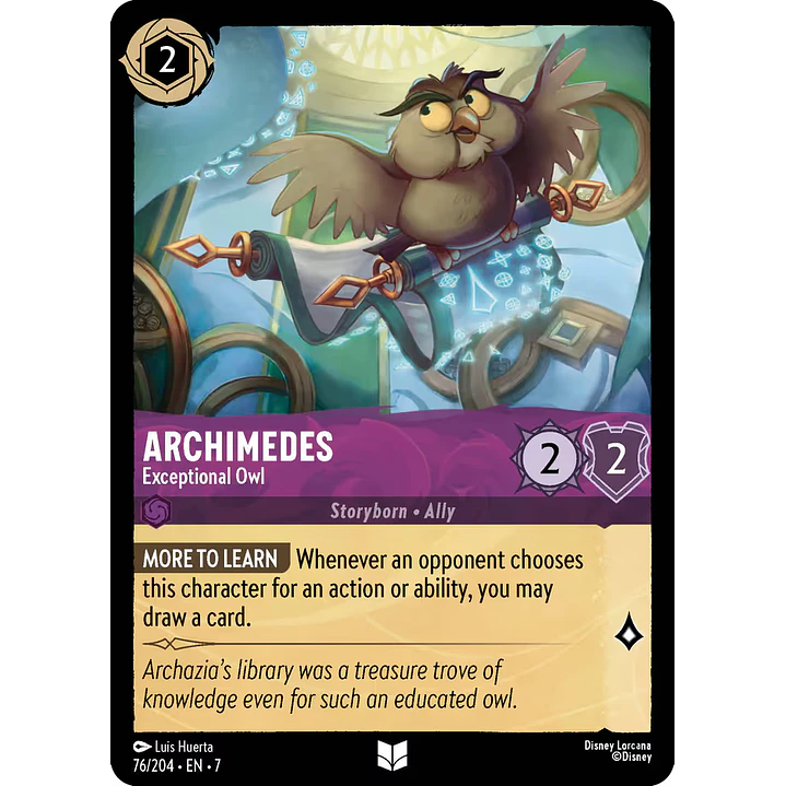 076/204 Archimedes - Exceptional Owl 1