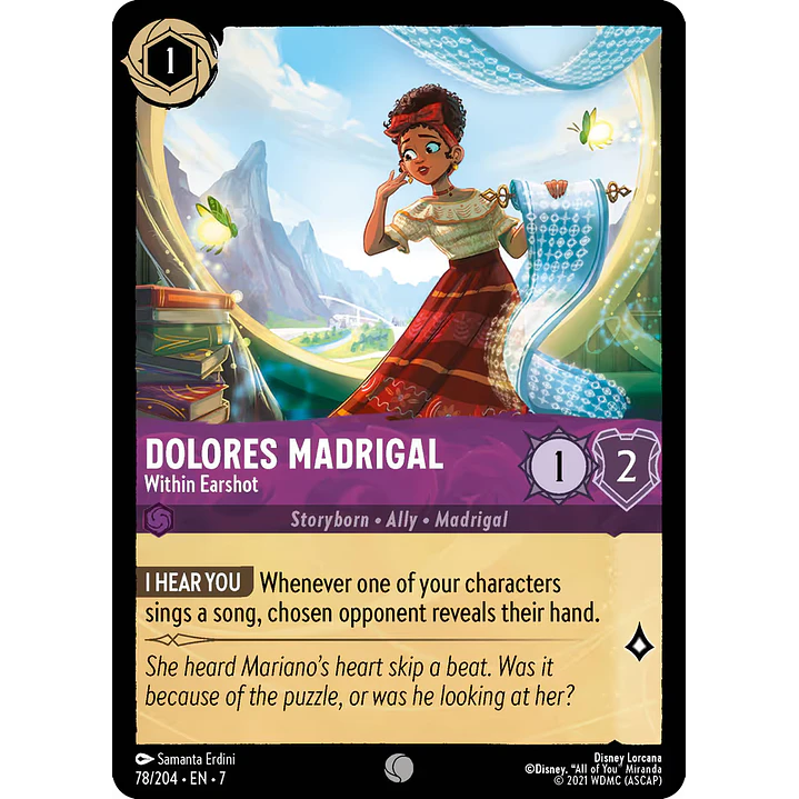 078/204 Dolores Madrigal - Within Earshot 1