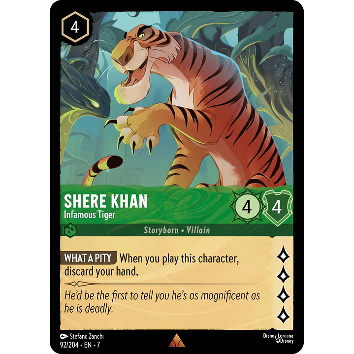 092/204 Shere Khan - Infamous Tiger 1