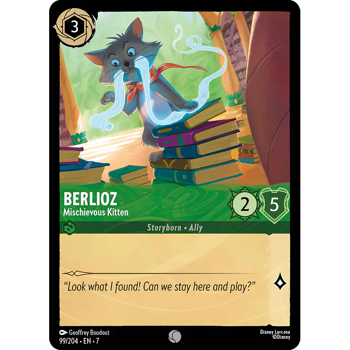 099/204 Berlioz - Mischievous Kitten 1