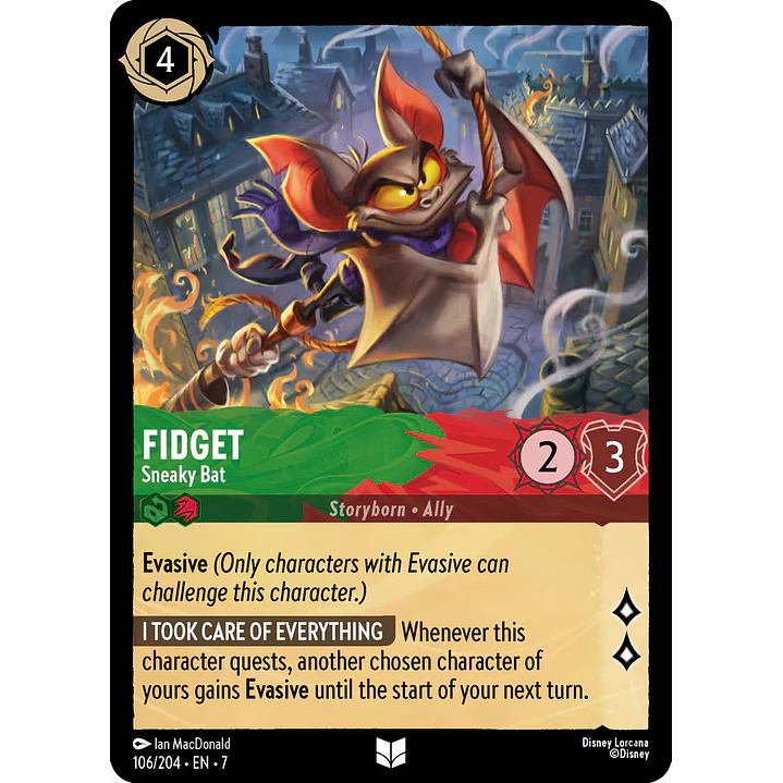 106/204 Fidget - Sneaky Bat 1
