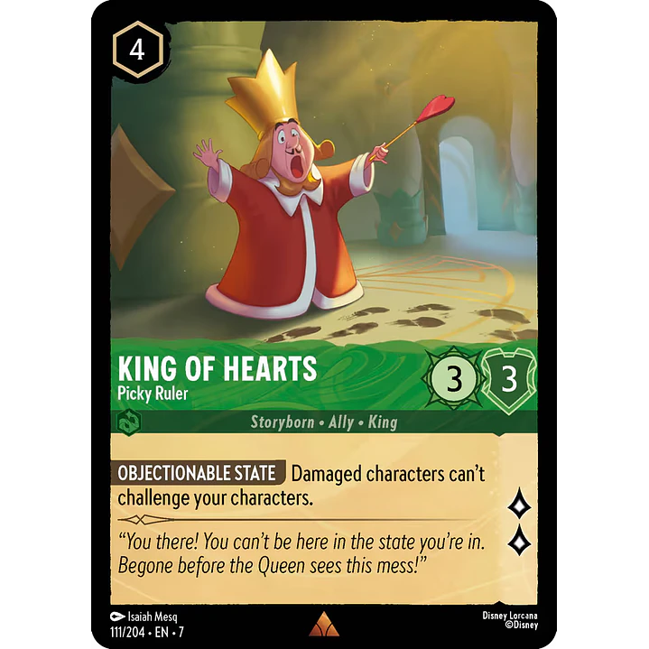 111/204 King of Hearts - Picky Ruler 1