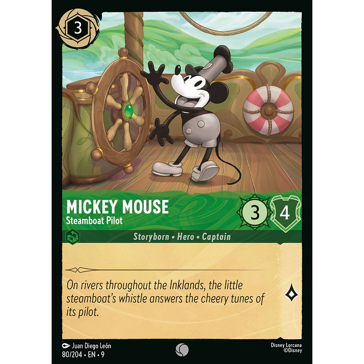 080/204 Mickey Mouse - Steamboat Pilot 1
