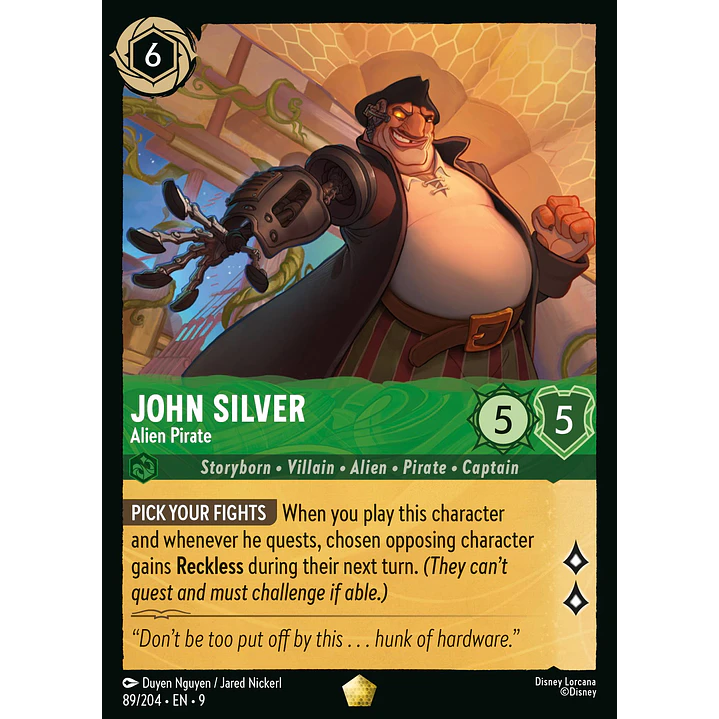 089/204 John Silver - Alien Pirate 1