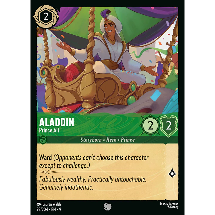092/204 Aladdin - Prince Ali 1