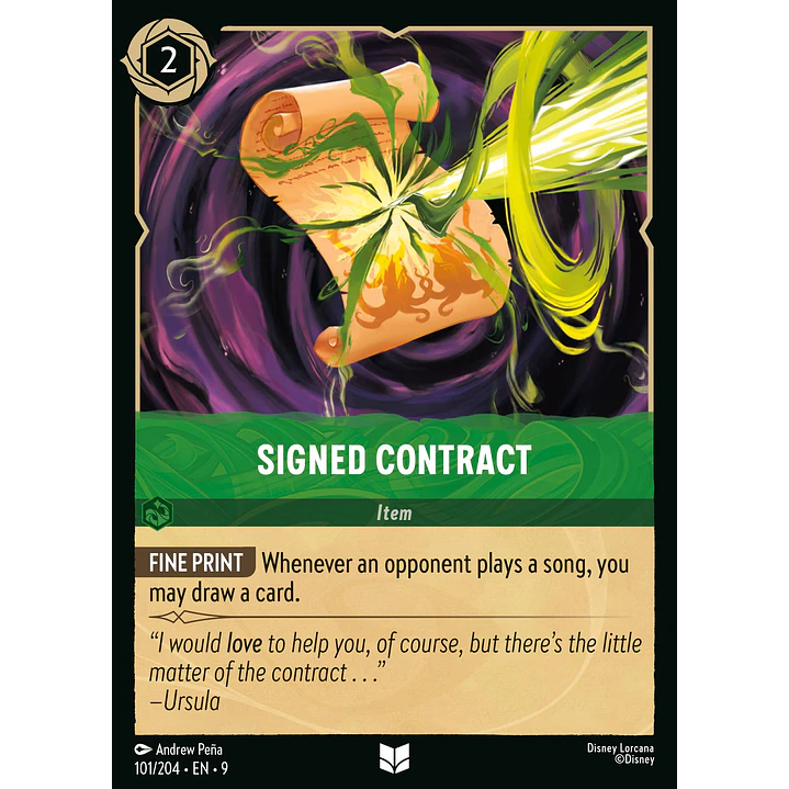 101/204 Signed Contract 1